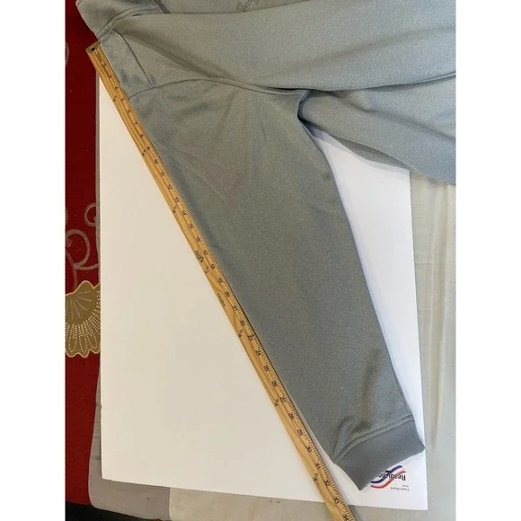 Under Armour ColdGear Quarter Zip Men 3XL Gray Loose Long Sleeve Pullover Fleece - Picture 8 of 8